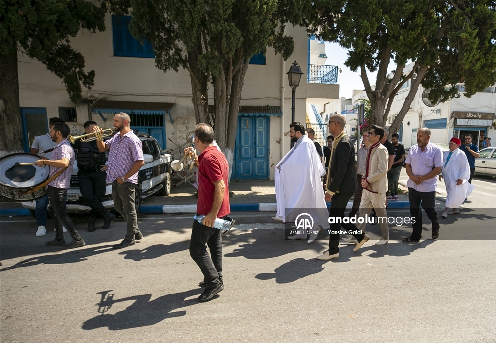 "Groom Ceremony" tradition in Tunisia