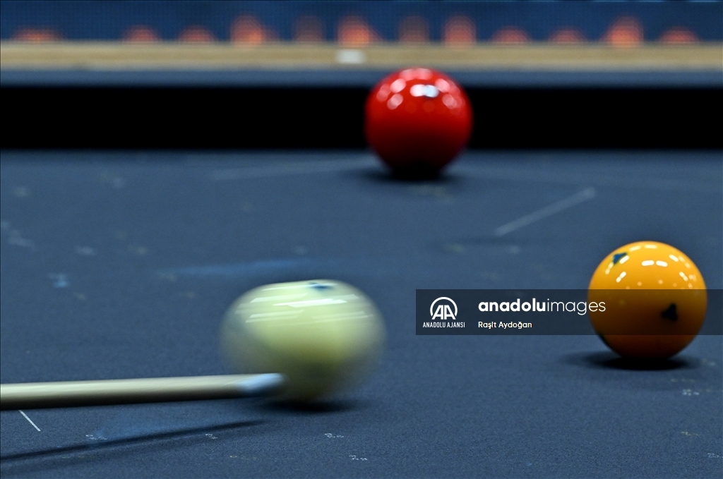 3 Bant Bilardo Artistik Dünya Şampiyonası, Ankara'da başladı