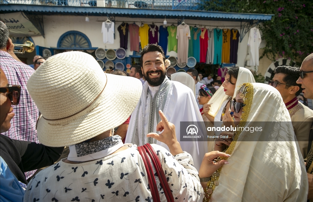 "Groom Ceremony" tradition in Tunisia