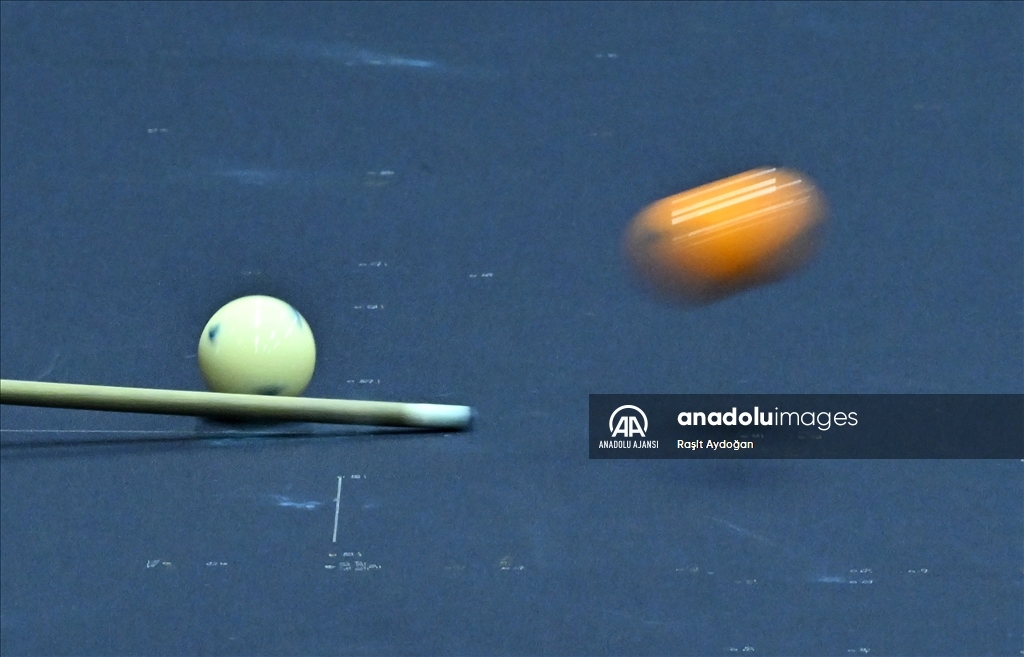 3 Bant Bilardo Artistik Dünya Şampiyonası, Ankara'da başladı