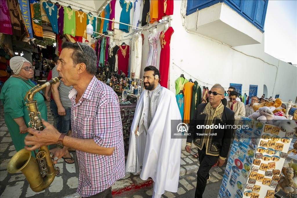 "Groom Ceremony" tradition in Tunisia