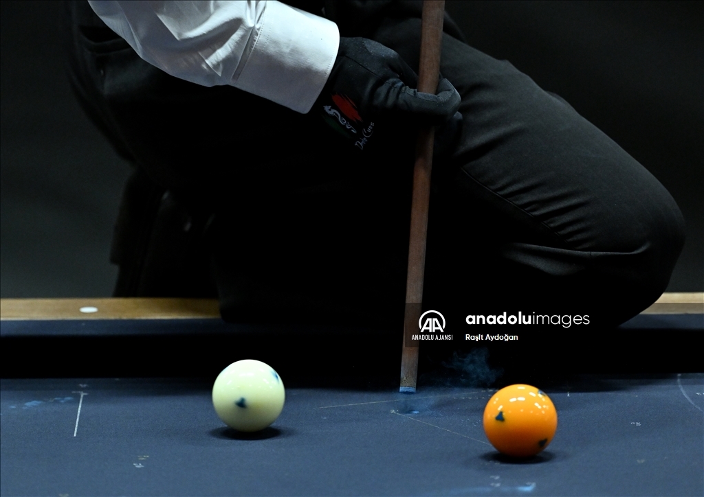 3 Bant Bilardo Artistik Dünya Şampiyonası, Ankara'da başladı