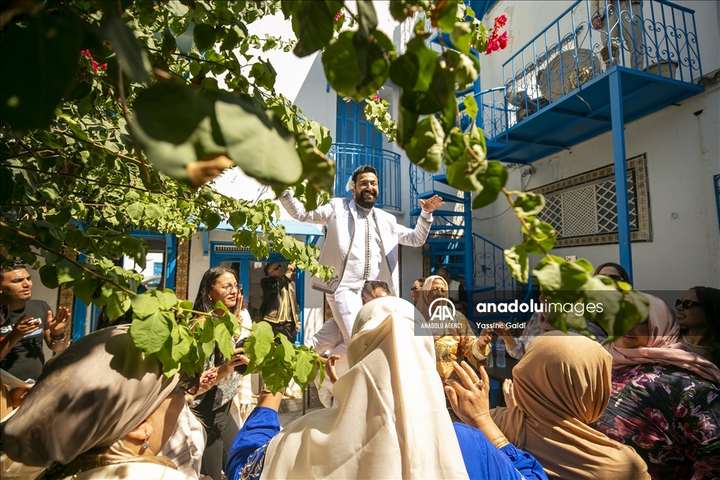 "Groom Ceremony" tradition in Tunisia