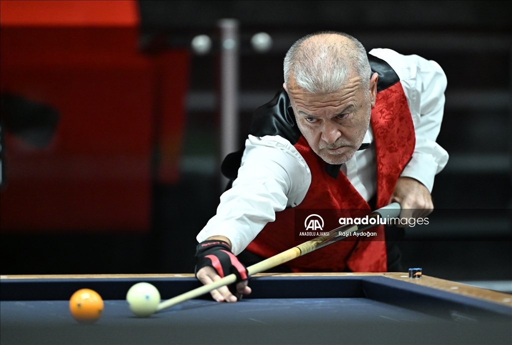 3 Bant Bilardo Artistik Dünya Şampiyonası, Ankara'da başladı
