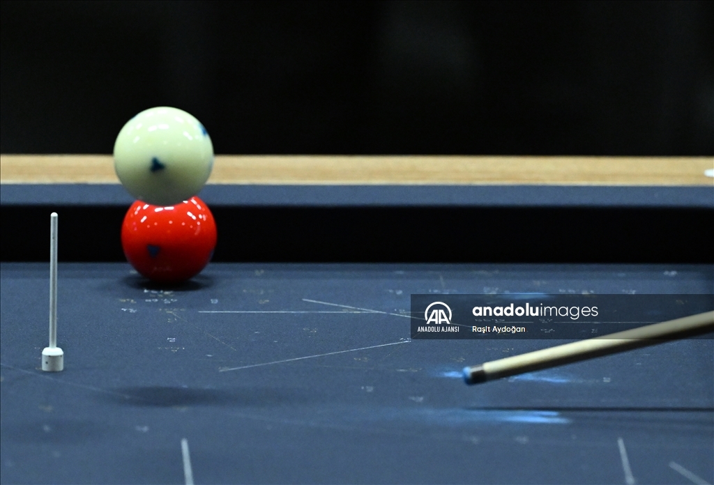 3 Bant Bilardo Artistik Dünya Şampiyonası, Ankara'da başladı