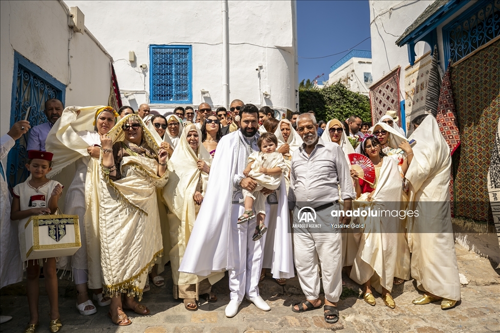 "Groom Ceremony" tradition in Tunisia