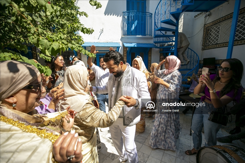 Tunus'ta düğün öncesi "Damat Töreni" geleneği