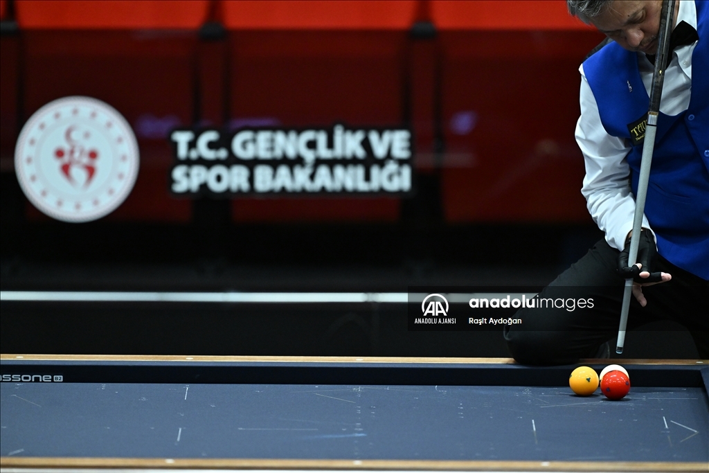 3 Bant Bilardo Artistik Dünya Şampiyonası, Ankara'da başladı
