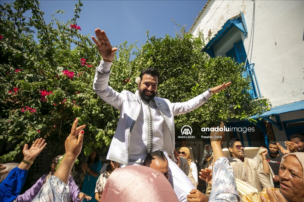 "Groom Ceremony" tradition in Tunisia