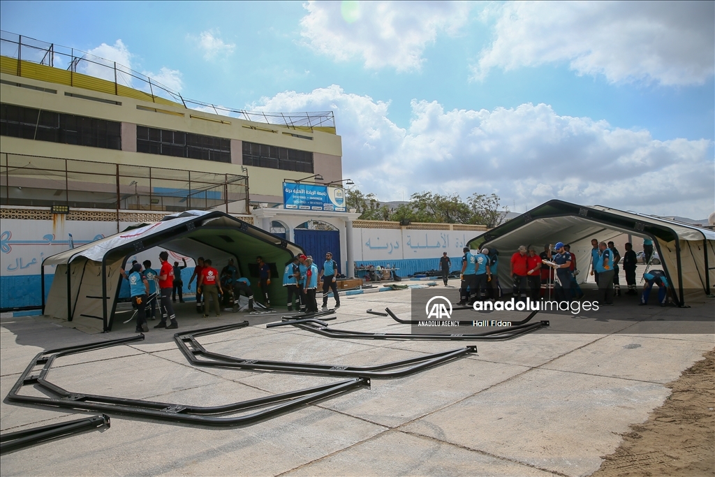 Турция вносит вклад в предоставление медицинских услуг в ливийской Дерне