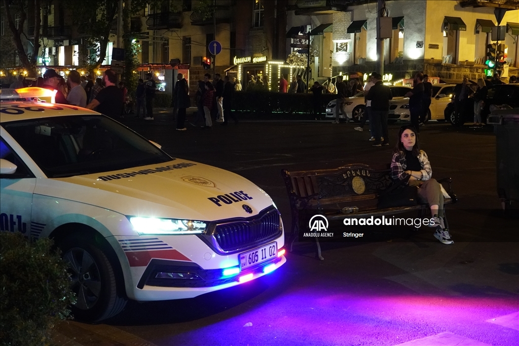 В Ереване полиция задержала участников протестов