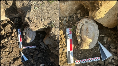 Düzce'de antik kentte bulunan Büyük İskender'e ait heykel başı arkeologları heyecanlandırdı