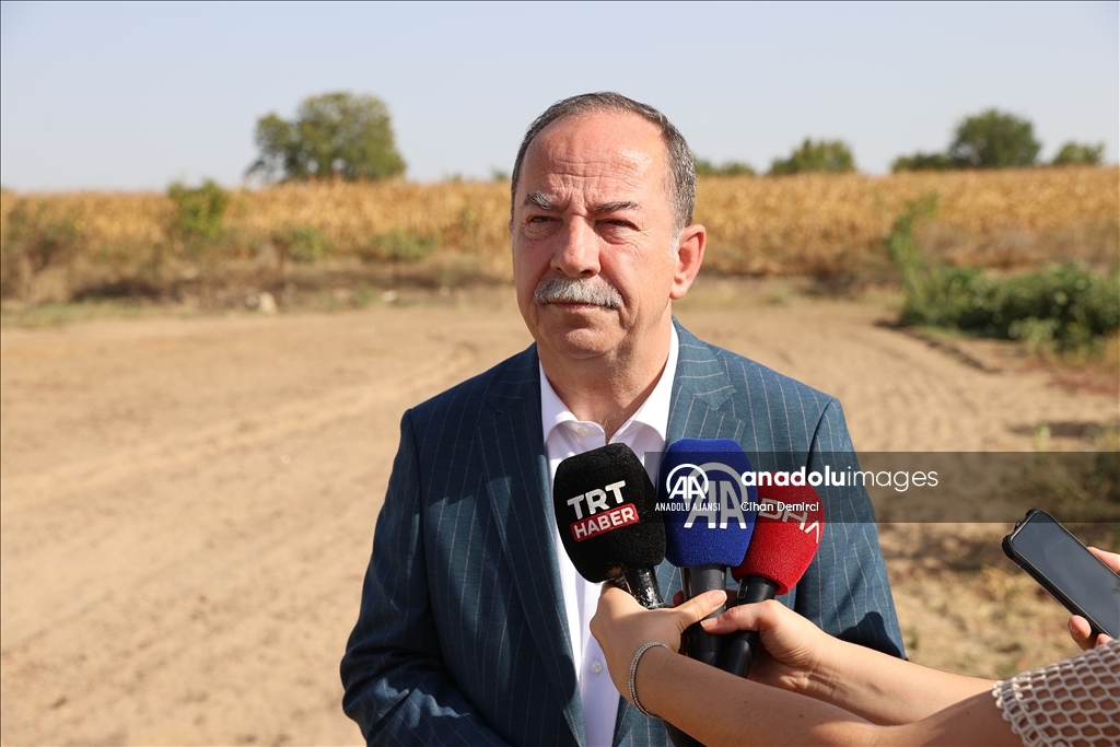 Edirne'ye içme suyu sağlayan barajın su seviyesi günden güne eksiliyor