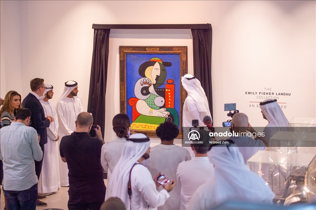 Ünlü Picasso tablosu Dubai'deki müzayede evinde sergileniyor