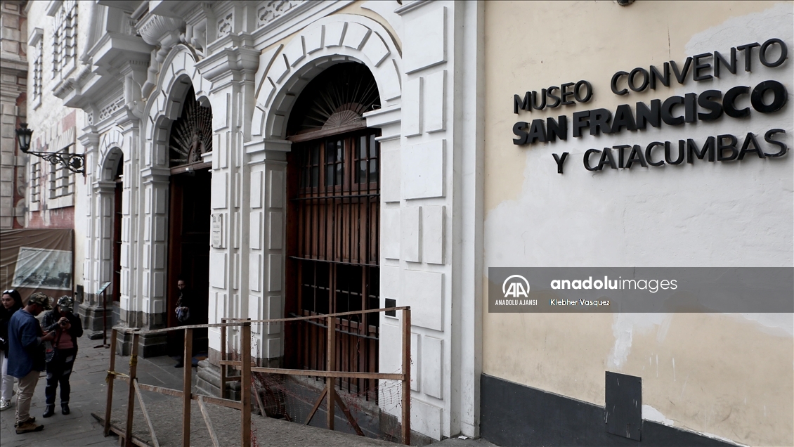 Peru'nun Lima kentinde gömülü binlerce kişinin kalıntılarını içeren yeraltı mezarlığı