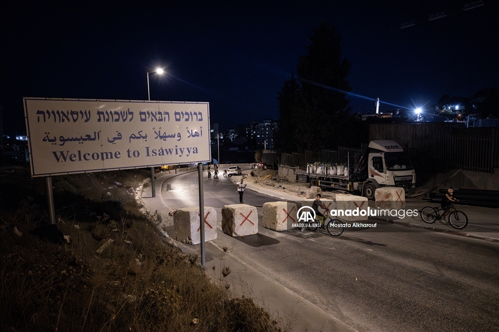 İsrail güçleri, "Yom Kippur" bayramı nedeniyle Kudüs'teki yolları kapattı