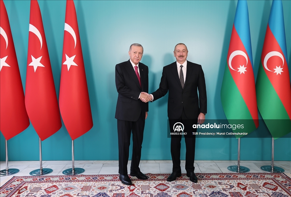مراسم استقبال رسمية لأردوغان في نخجوان الأذربيجانية
