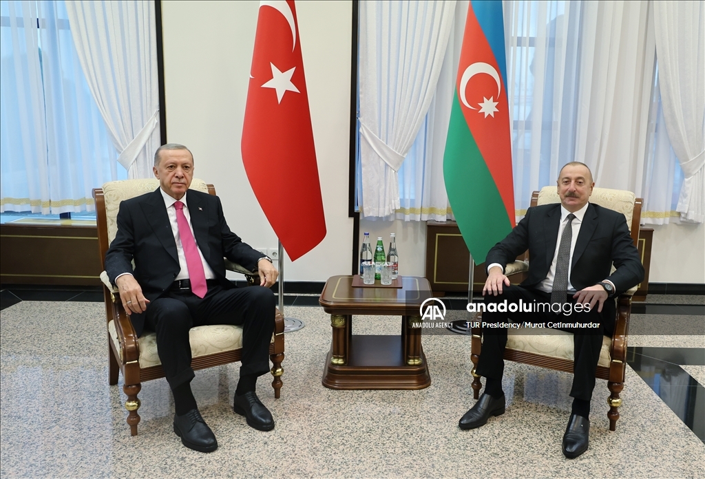 مراسم استقبال رسمية لأردوغان في نخجوان الأذربيجانية