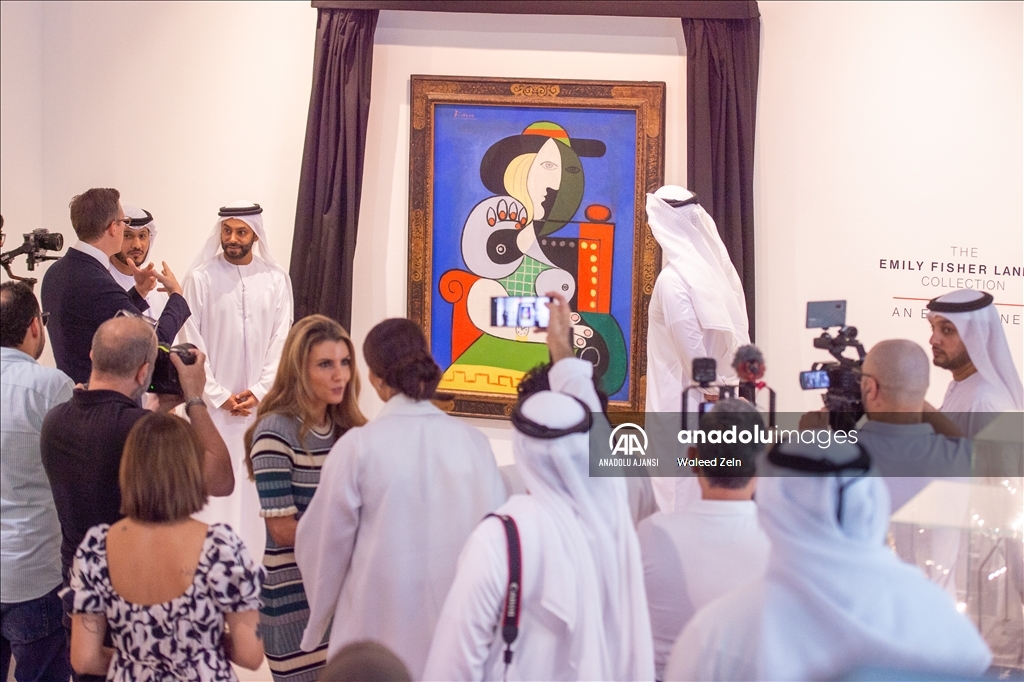 Ünlü Picasso tablosu Dubai'deki müzayede evinde sergileniyor