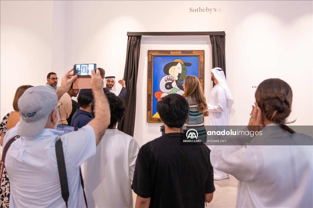 Ünlü Picasso tablosu Dubai'deki müzayede evinde sergileniyor
