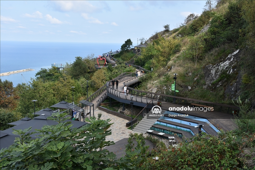 Trabzon'u 1 milyon 46 bini aşkın kişi Boztepe'den "kuşbakışı" izledi