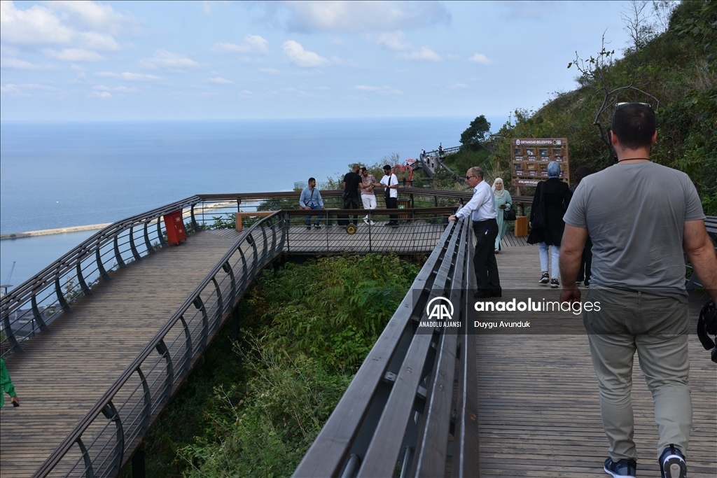 Trabzon'u 1 milyon 46 bini aşkın kişi Boztepe'den "kuşbakışı" izledi