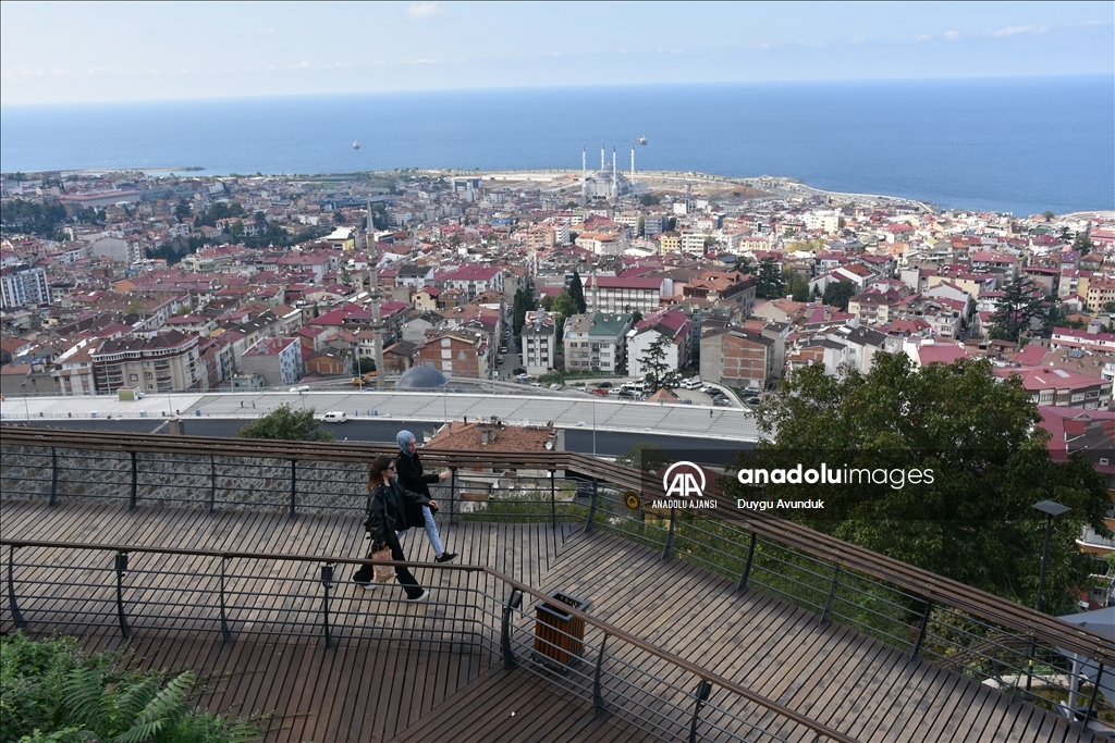 Trabzon'u 1 milyon 46 bini aşkın kişi Boztepe'den "kuşbakışı" izledi
