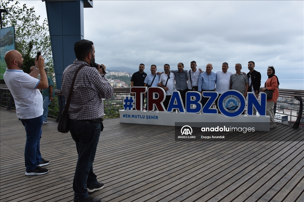 Trabzon'u 1 milyon 46 bini aşkın kişi Boztepe'den "kuşbakışı" izledi