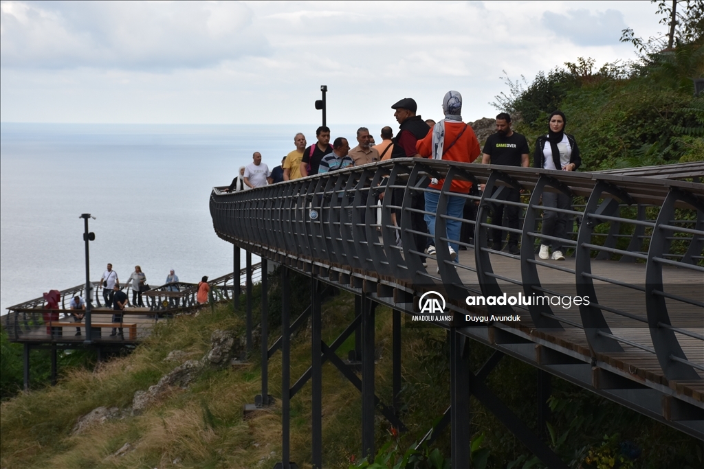 Trabzon'u 1 milyon 46 bini aşkın kişi Boztepe'den "kuşbakışı" izledi