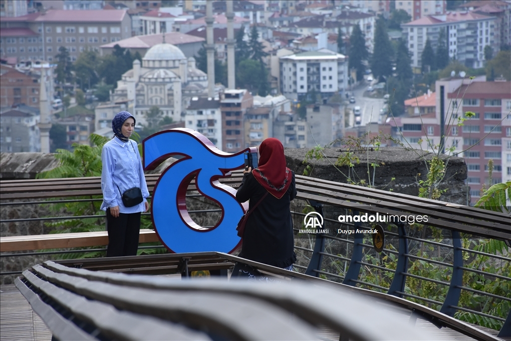 Trabzon'u 1 milyon 46 bini aşkın kişi Boztepe'den "kuşbakışı" izledi
