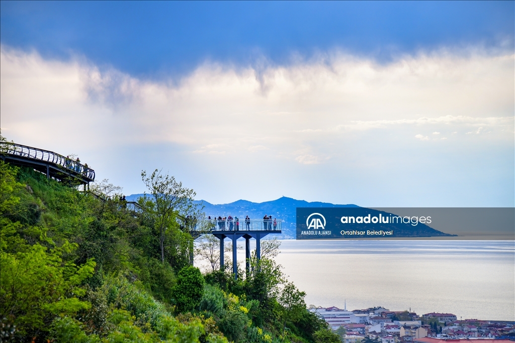 Trabzon'u 1 milyon 46 bini aşkın kişi Boztepe'den "kuşbakışı" izledi