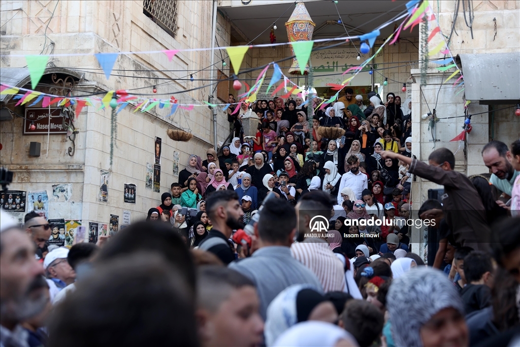 Nablus'ta Mevlid Kandili kutlamaları