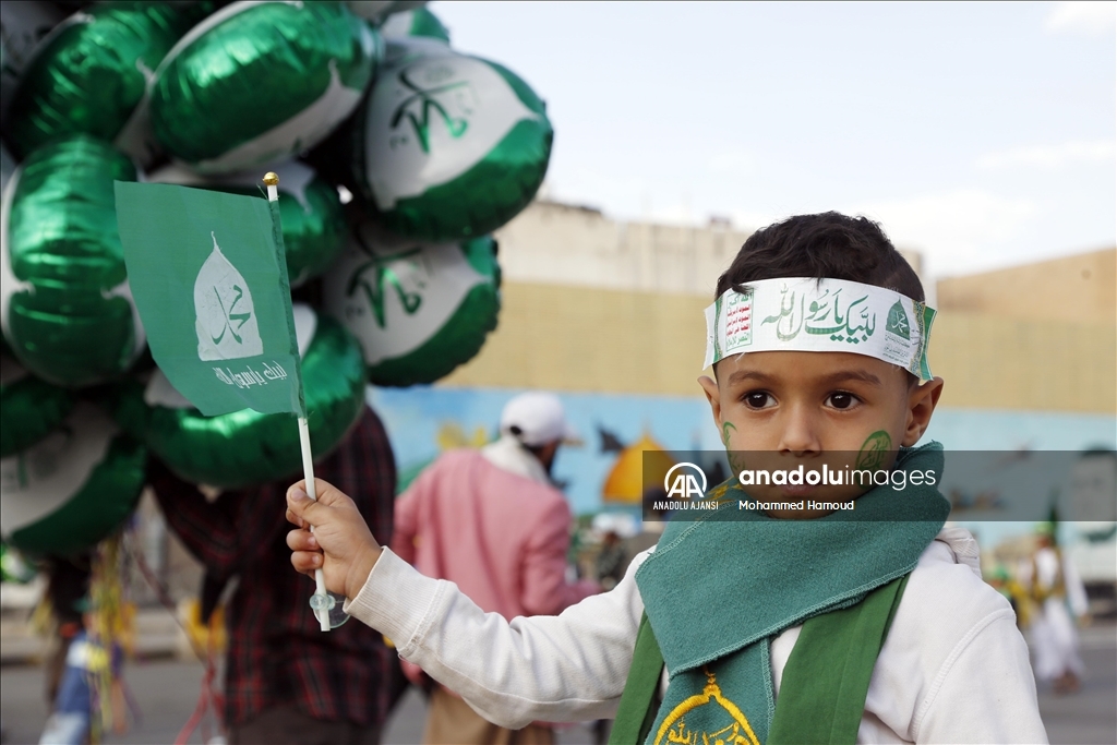 Yemen'de Mevlidi kandili kutlamaları