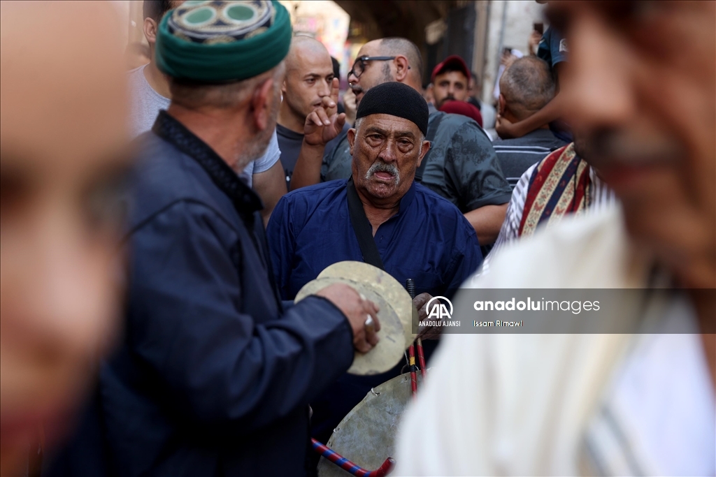 Nablus'ta Mevlid Kandili kutlamaları