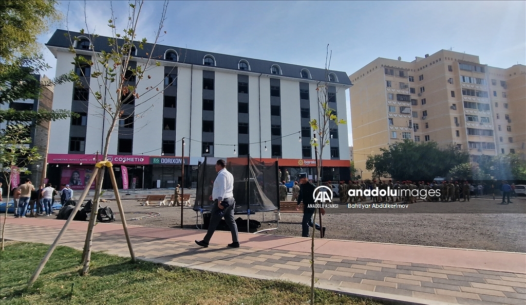 Özbekistan'ın başkenti Taşkent'te bir işletme deposunda patlama meydana geldi
