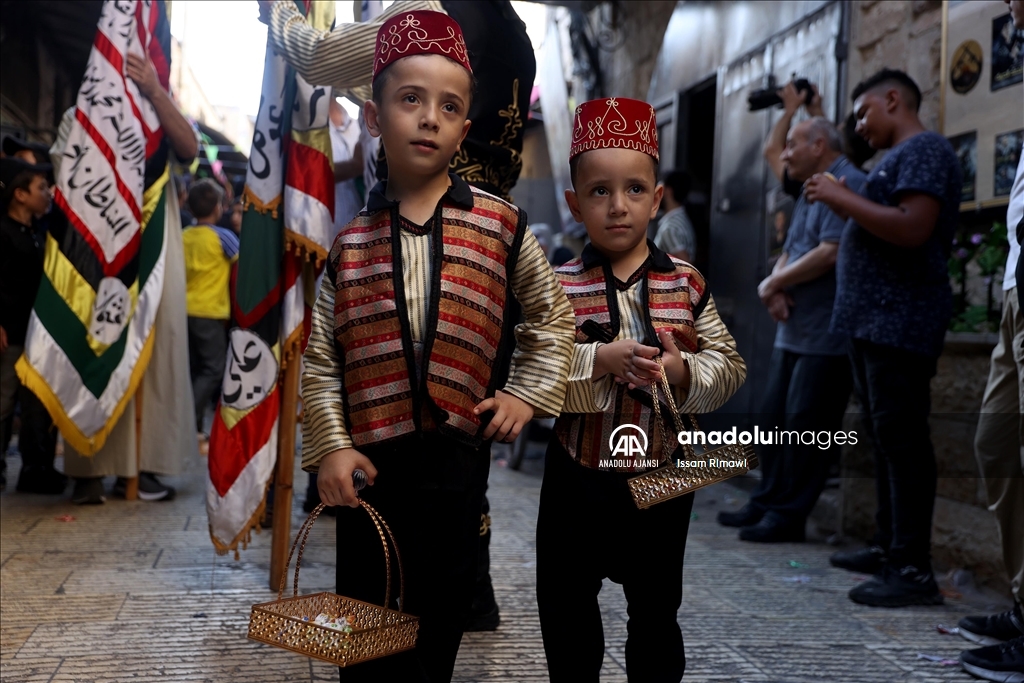 Nablus'ta Mevlid Kandili kutlamaları