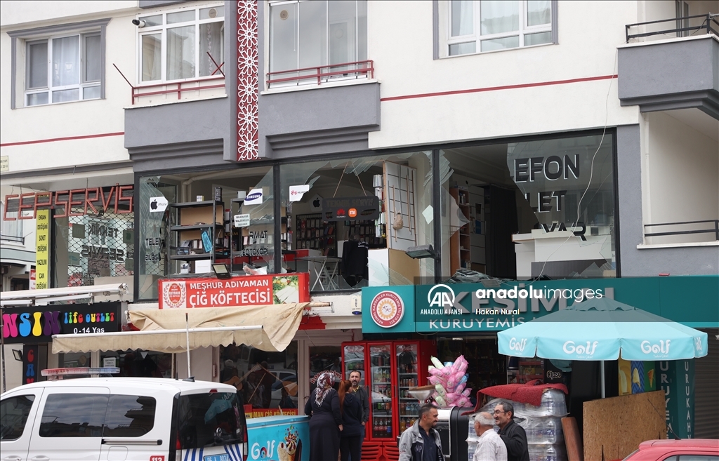 Ankara Mamak'ta binada doğal gaz patlaması