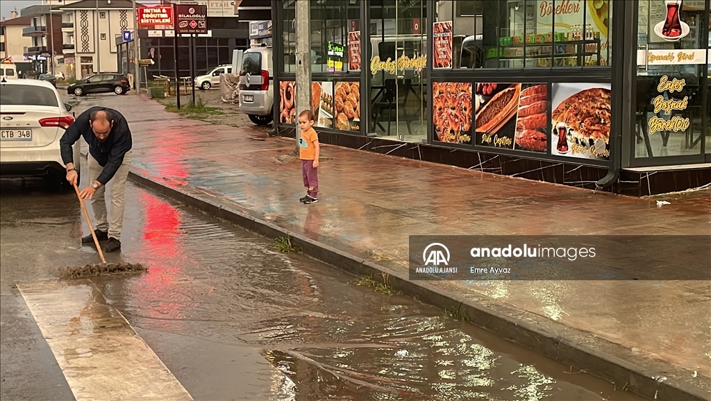 Sakarya'da sağanak etkili oldu