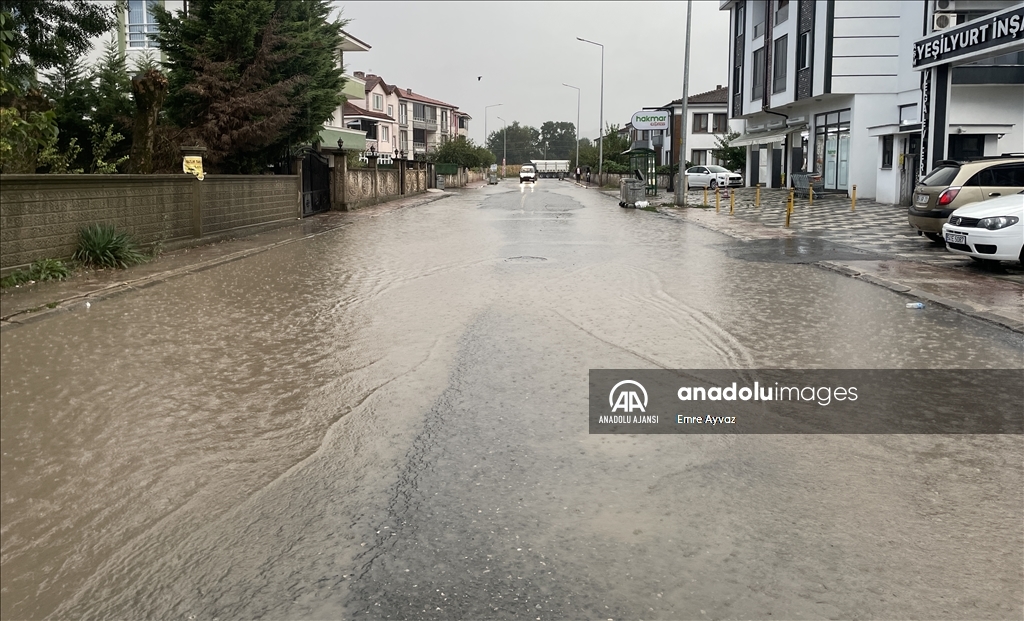 Sakarya'da sağanak etkili oldu