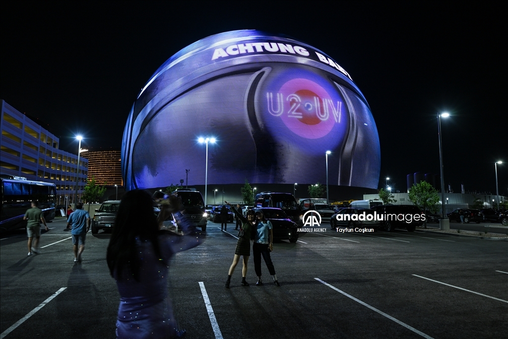 "The Sphere" Las Vegas'ta U2 konseriyle açıldı