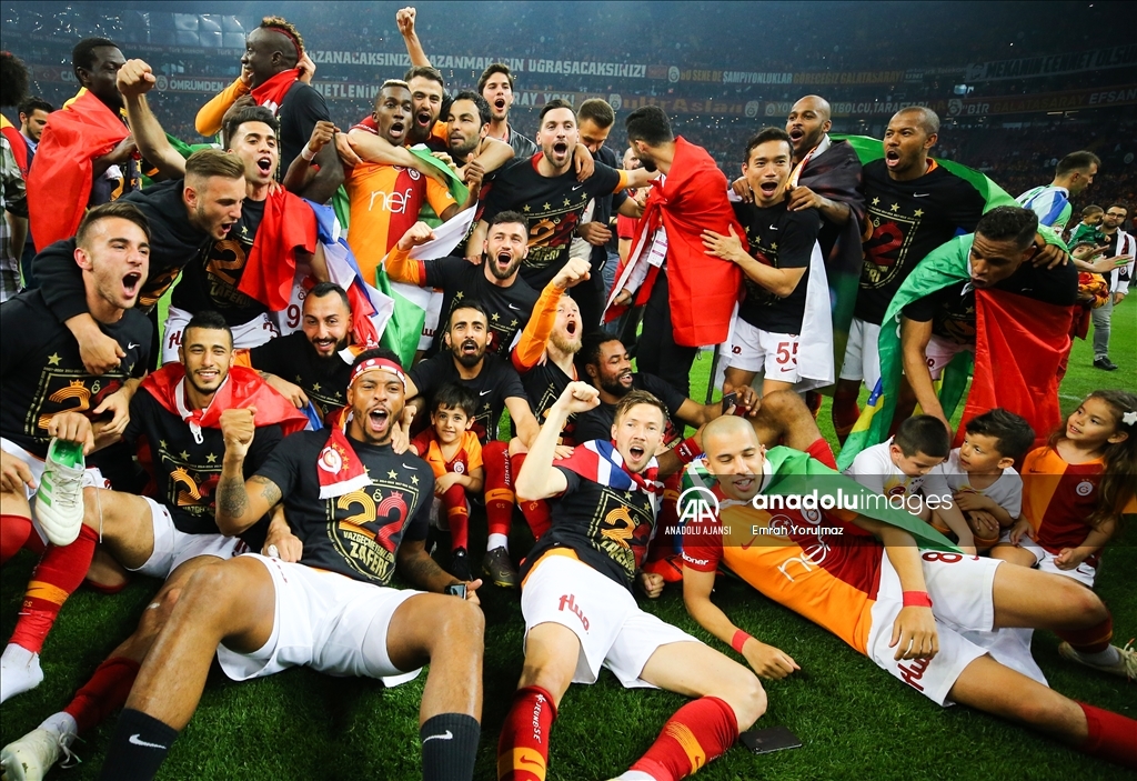 Süper Lig'de şampiyon Galatasaray