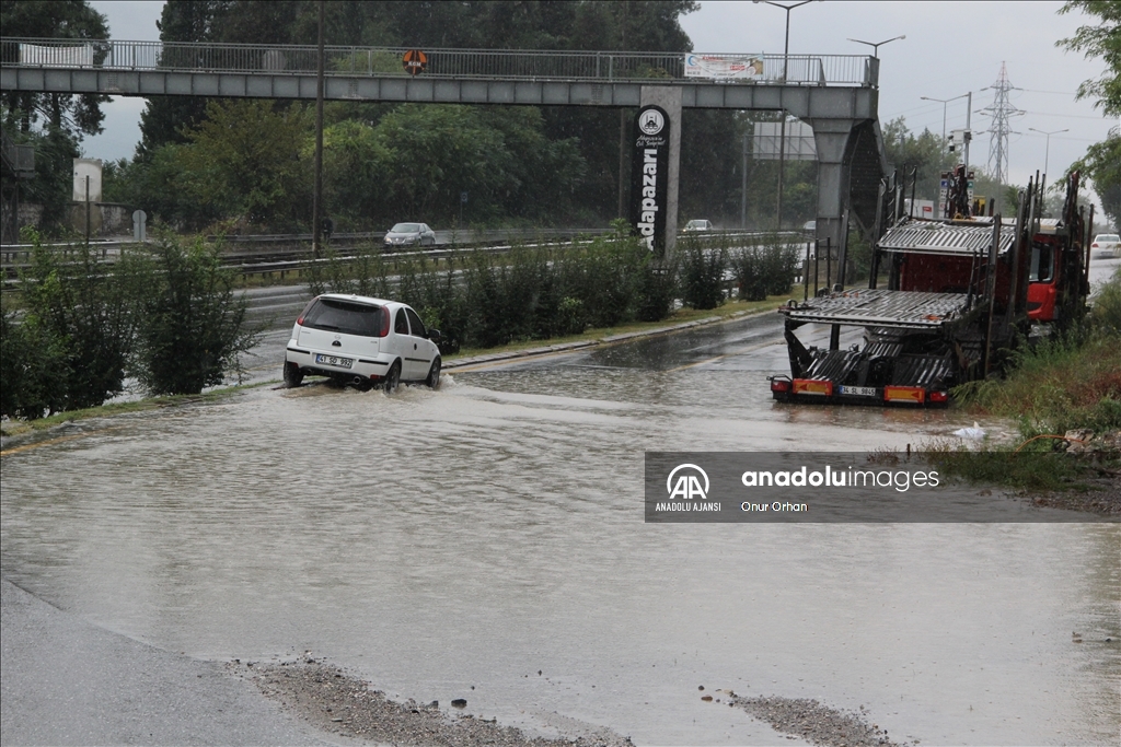 Sakarya'da sağanak
