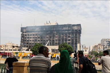 مصر: إصابة 38 شخصا جراء حريق بمديرية أمن الإسماعيلية