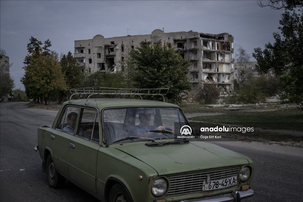 Traces of war in Ukraine's Izyum