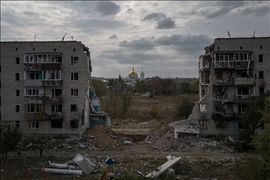 Traces of war in Ukraine's Izyum