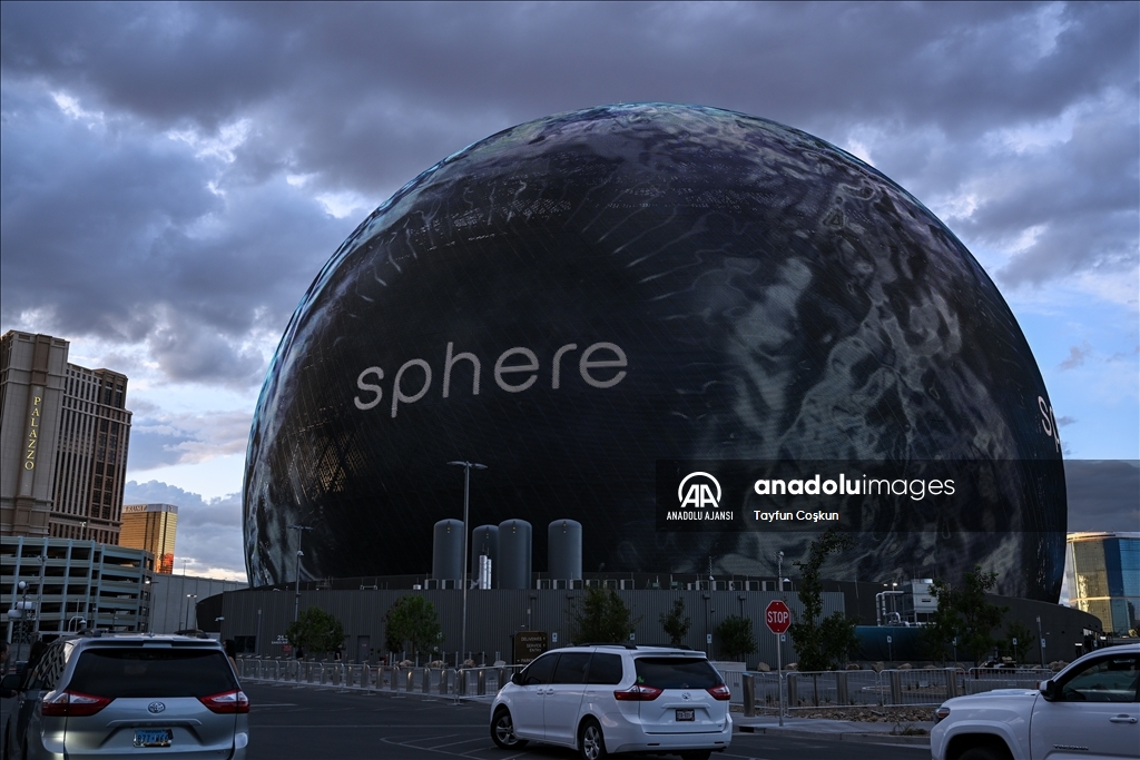 Las Vegas'taki Dünya'nın en büyük LED küresi MSG Sphere