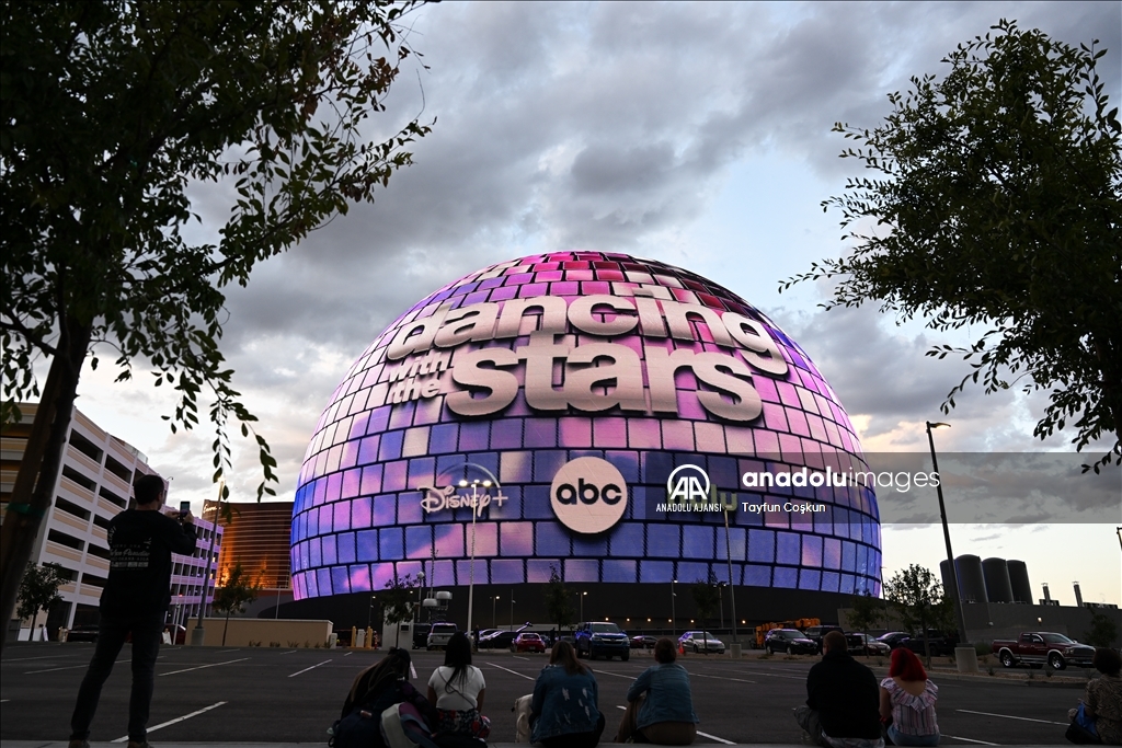 Las Vegas'taki Dünya'nın en büyük LED küresi MSG Sphere