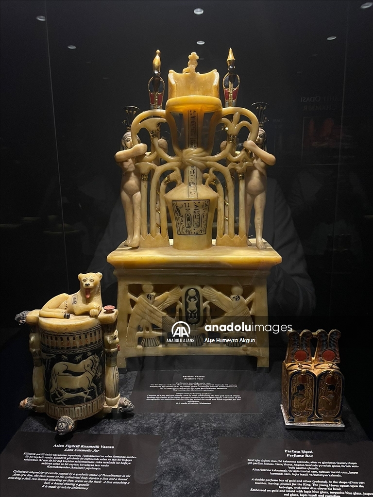 "Gizemli Firavun TutAnkhAmun'un Hazineleri" İstanbul Akvaryum'da açıldı