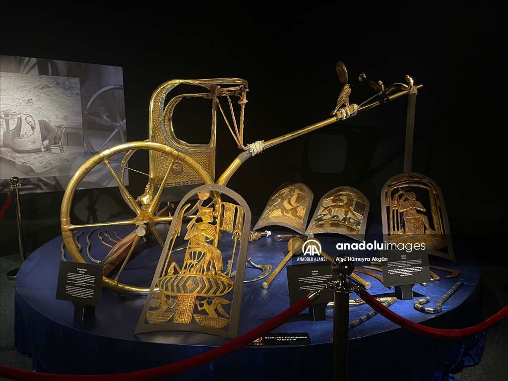 "Gizemli Firavun TutAnkhAmun'un Hazineleri" İstanbul Akvaryum'da açıldı