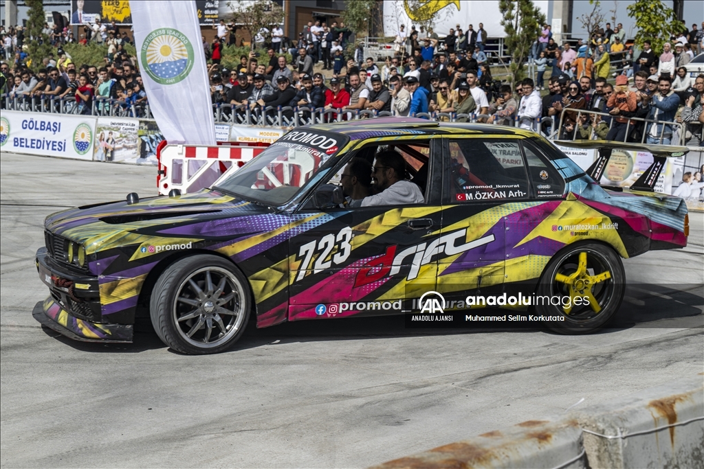 "Yer6fest" Drift ve Otomobil Festivali Gölbaşı'nda gerçekleşti
